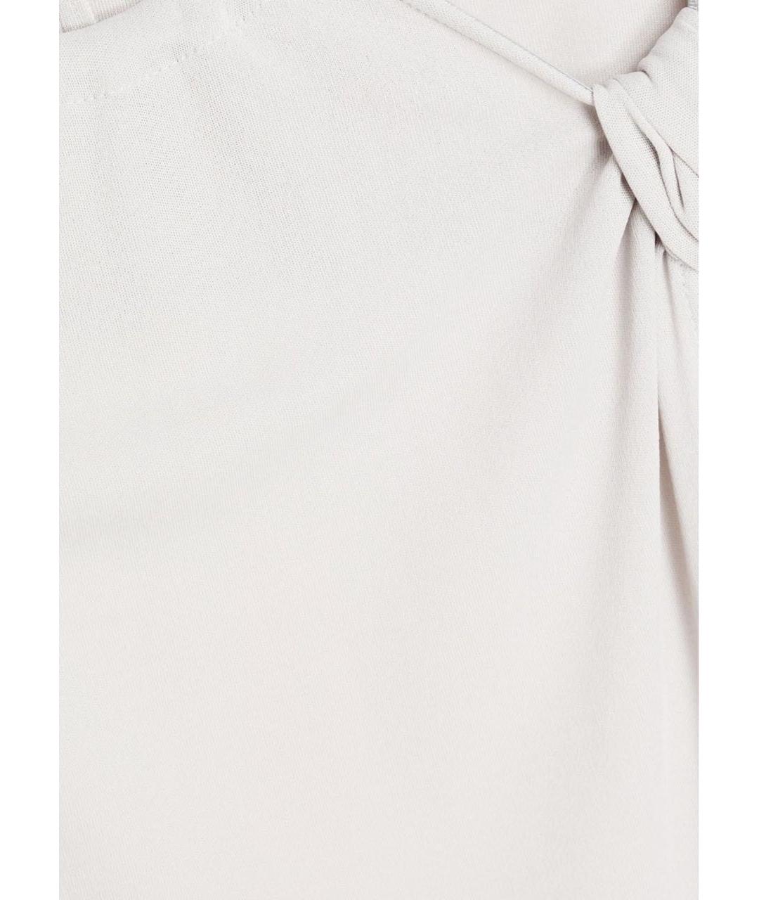 JACQUEMUS Серое вискозное коктейльное платье, фото 4