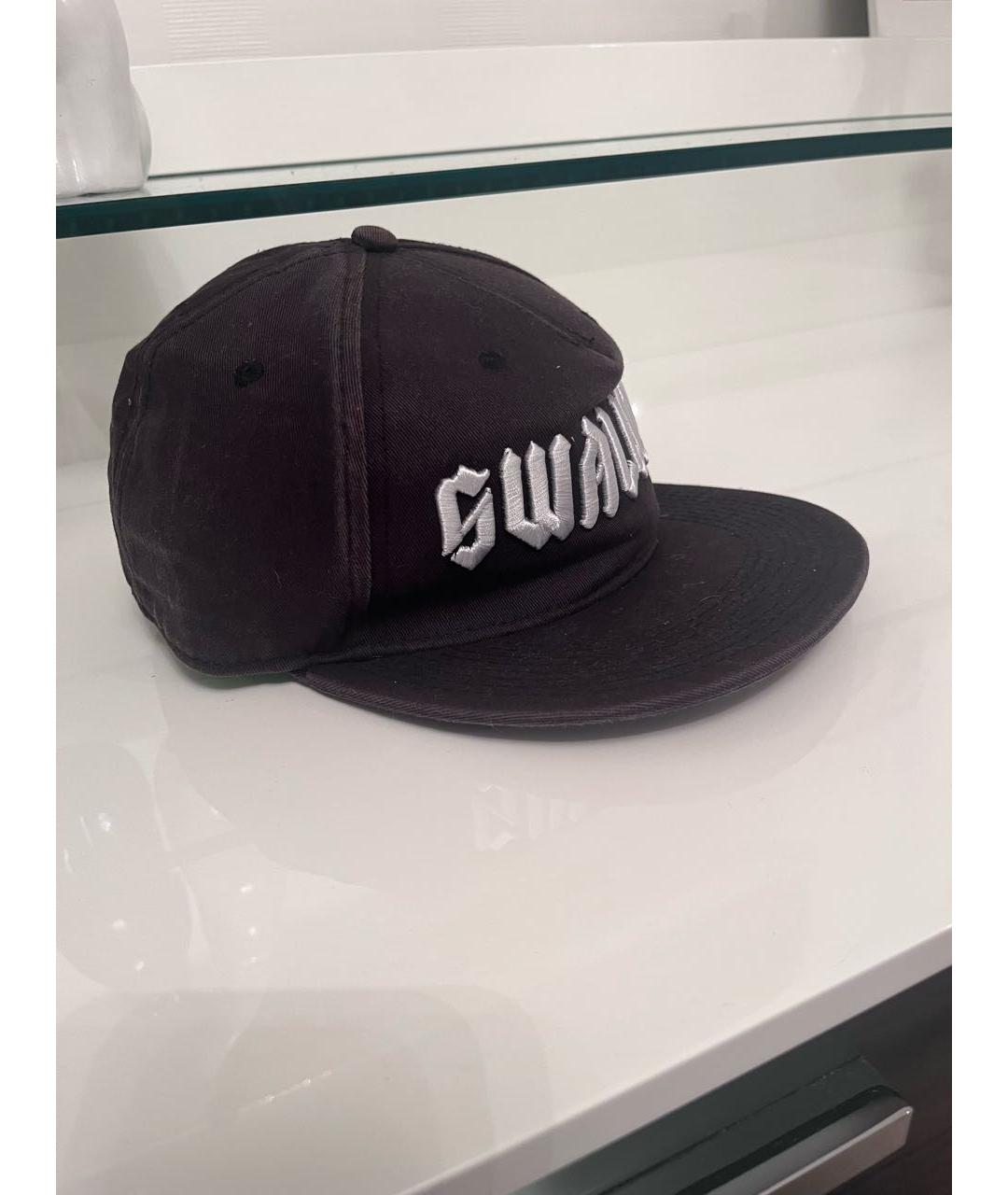 MCQ ALEXANDER MCQUEEN Черная хлопковая кепка/бейсболка, фото 2