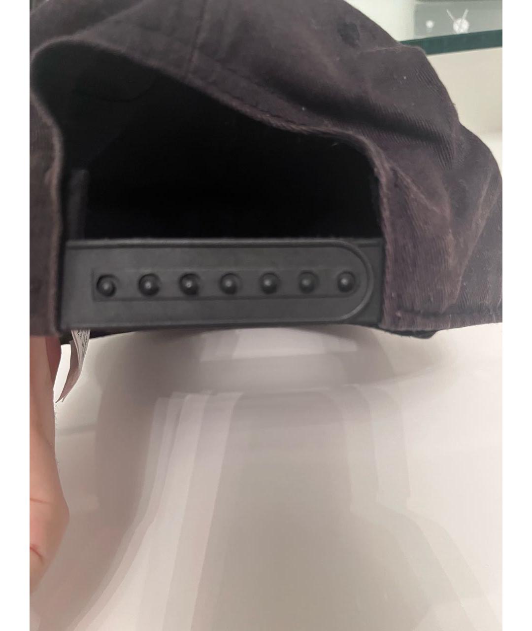 MCQ ALEXANDER MCQUEEN Черная хлопковая кепка/бейсболка, фото 5