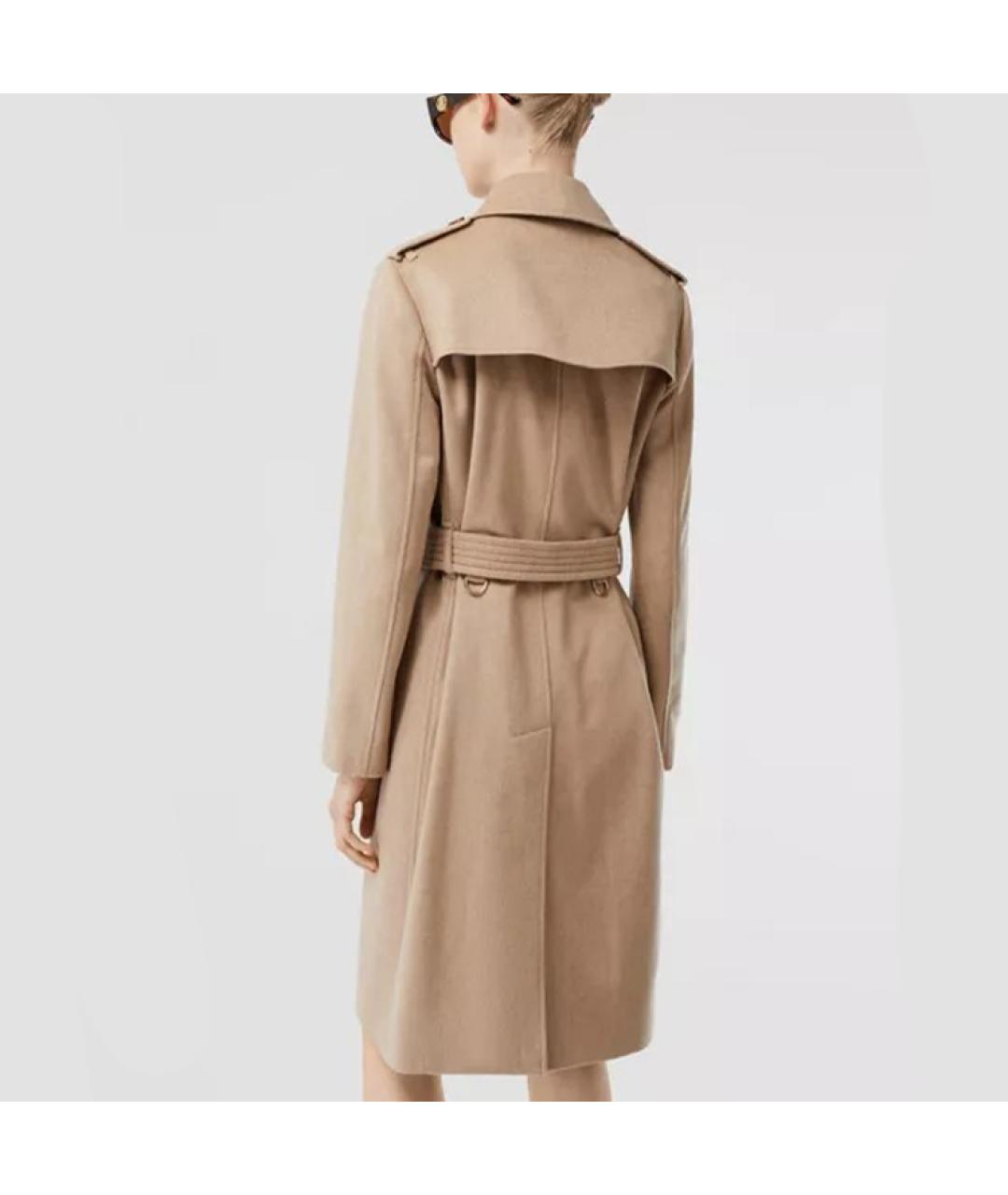 BURBERRY Бежевый хлопковый тренч/плащ, фото 4