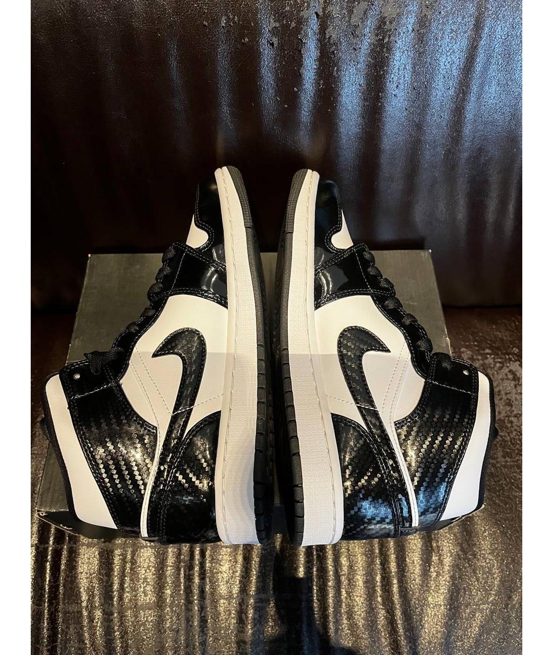 JORDAN Мульти высокие кроссовки / кеды из лакированной кожи, фото 3