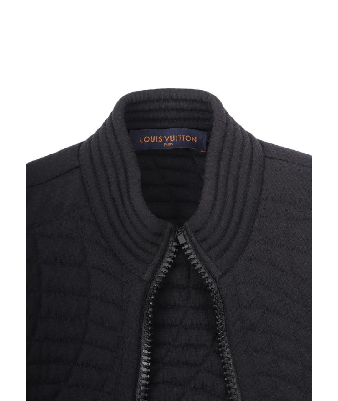 LOUIS VUITTON Черная полиамидовая куртка, фото 3
