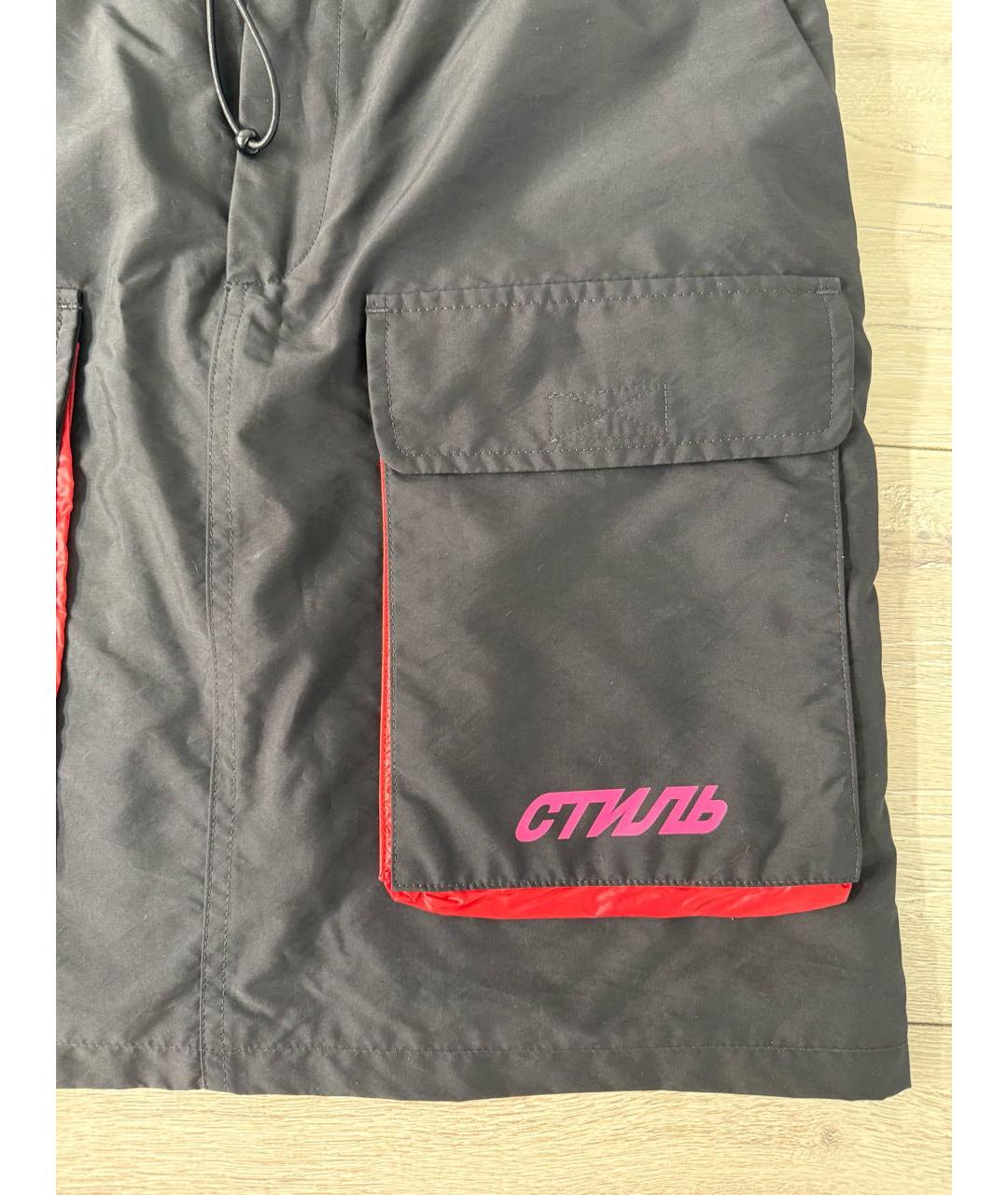 HERON PRESTON Черная полиамидовая юбка мини, фото 2