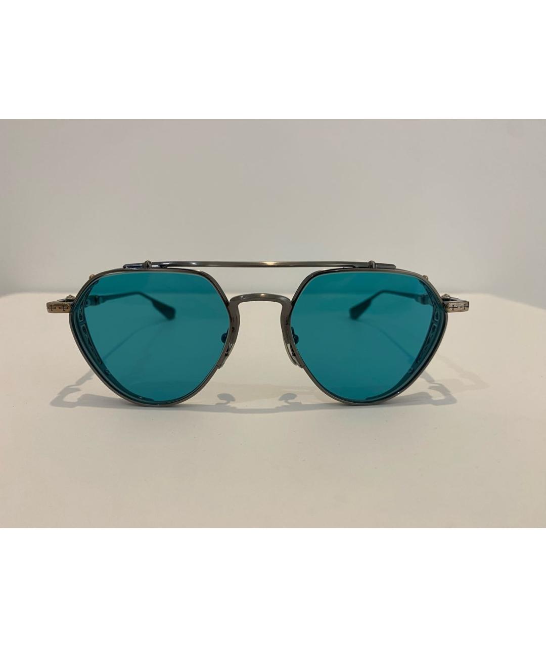 CHROME HEARTS Серебряные металлические солнцезащитные очки, фото 5