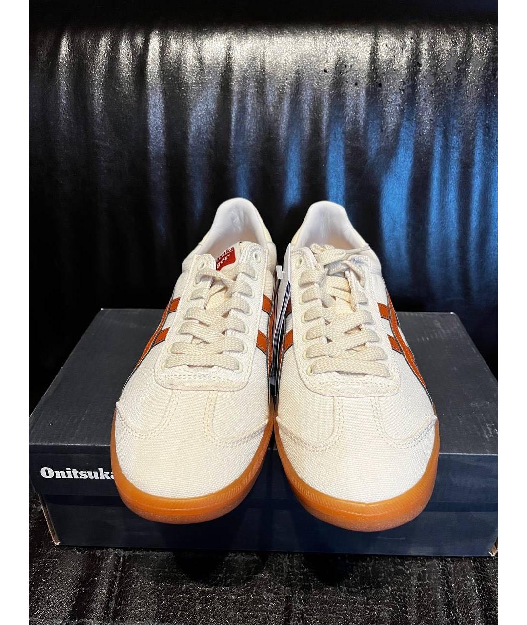 ONITSUKA TIGER Белые текстильные кроссовки, фото 2