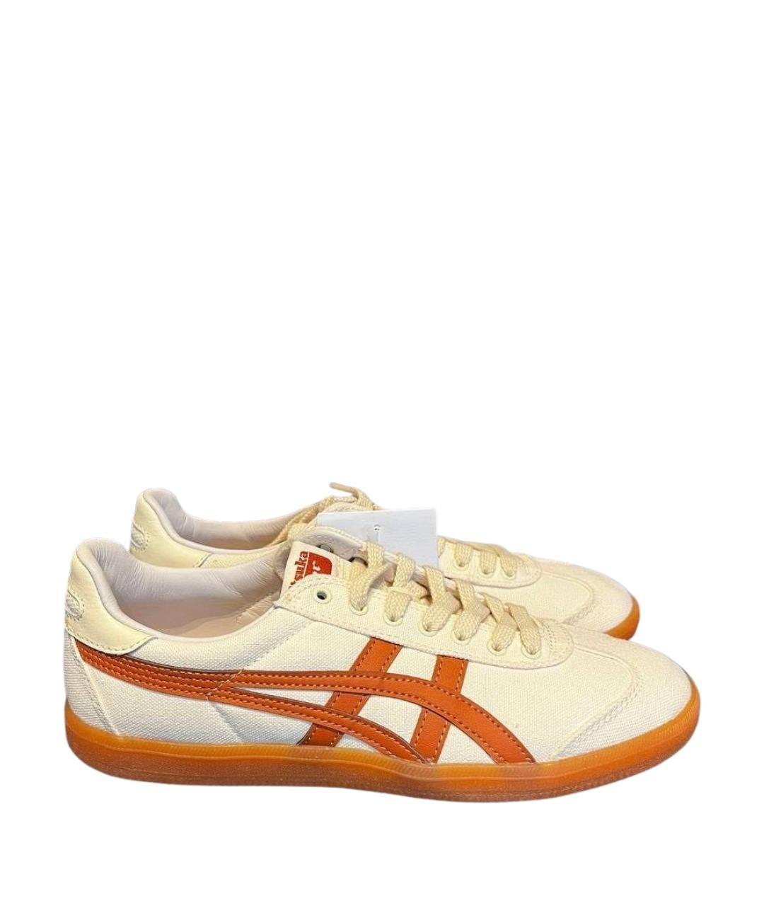 ONITSUKA TIGER Белые текстильные кроссовки, фото 1
