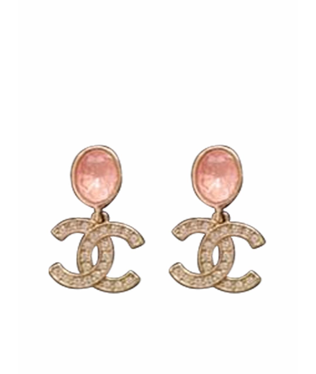 CHANEL Желтые серьги, фото 1