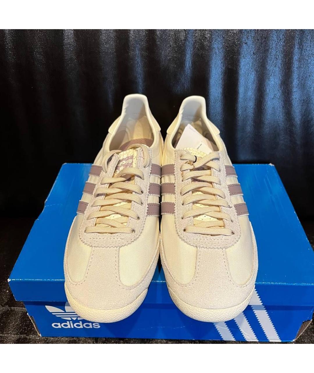 ADIDAS Бежевые замшевые кроссовки, фото 2