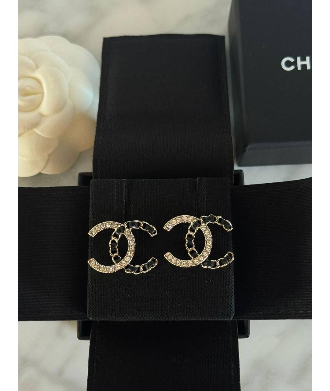 CHANEL Желтые серьги, фото 3