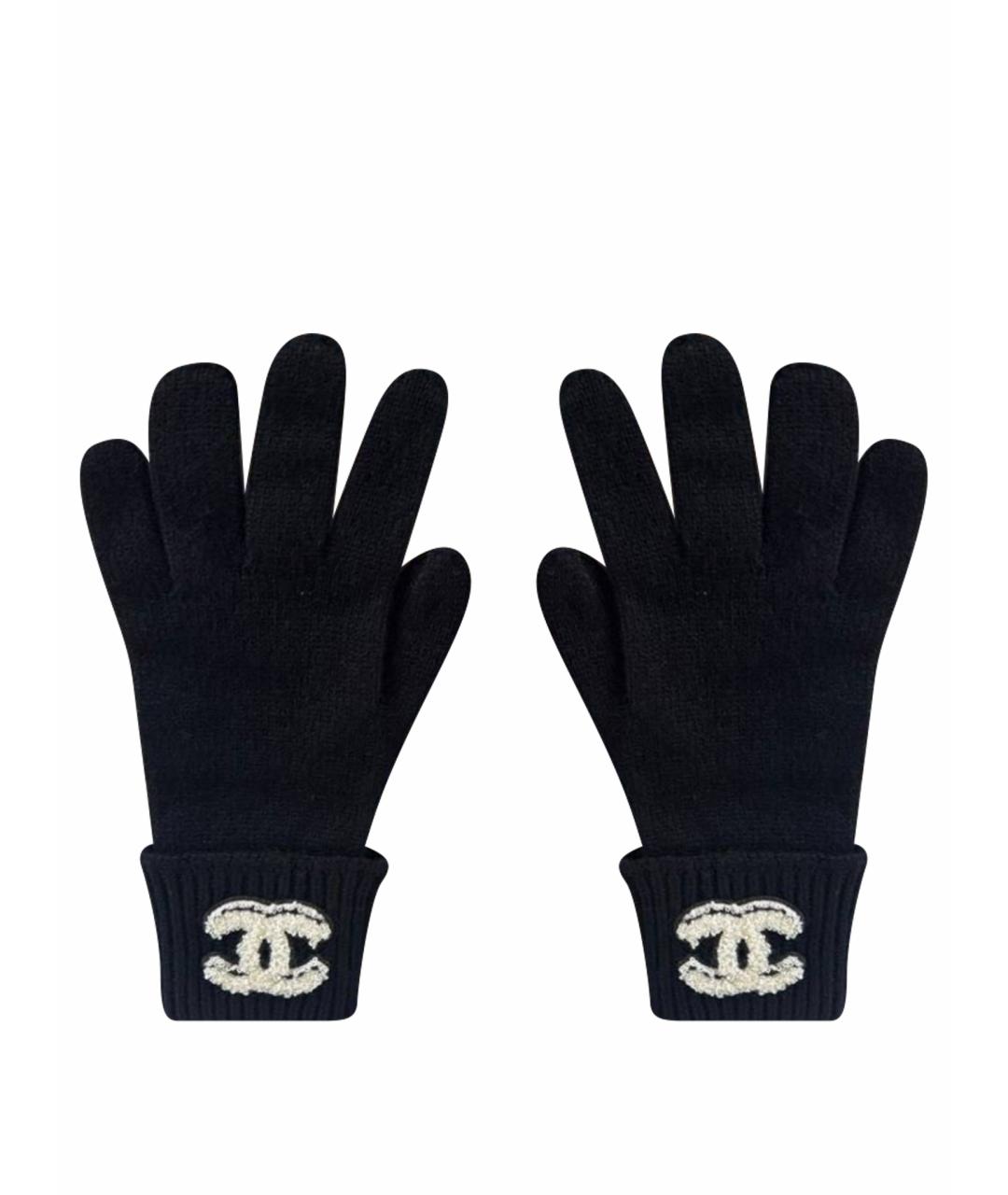 CHANEL Черные перчатки, фото 1