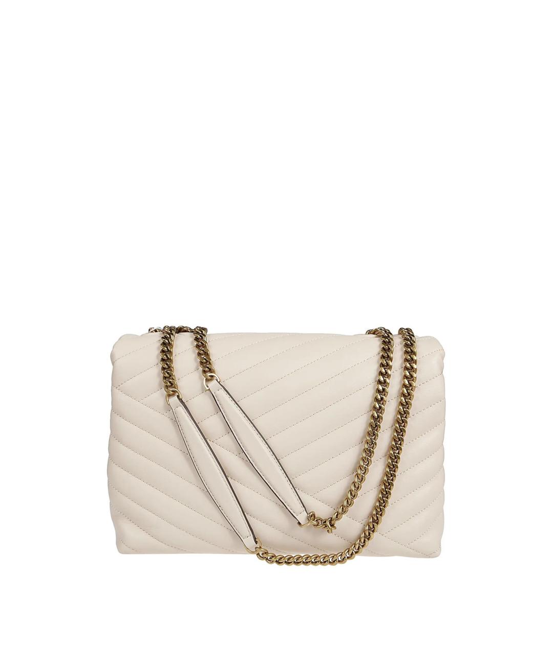 TORY BURCH Белая кожаная сумка через плечо, фото 2