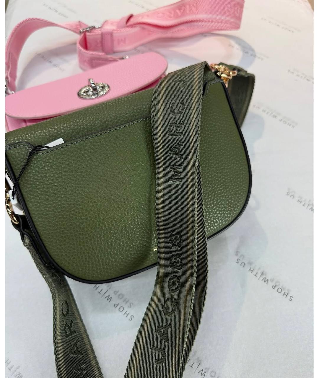 MARC JACOBS Хаки кожаная сумка через плечо, фото 7