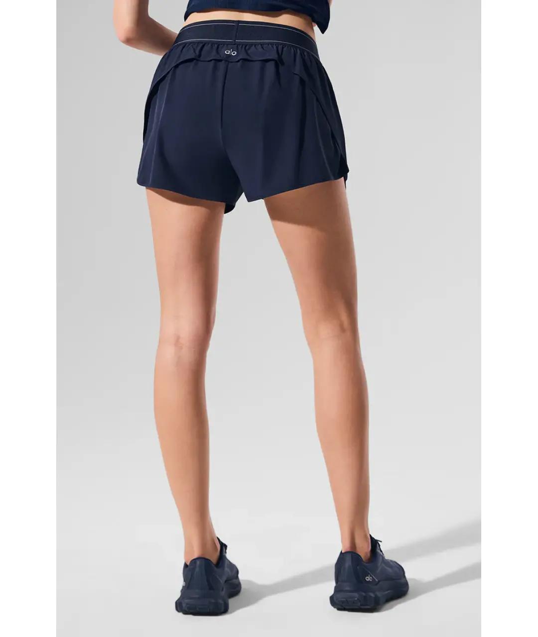 ALO YOGA Темно-синие шорты, фото 4