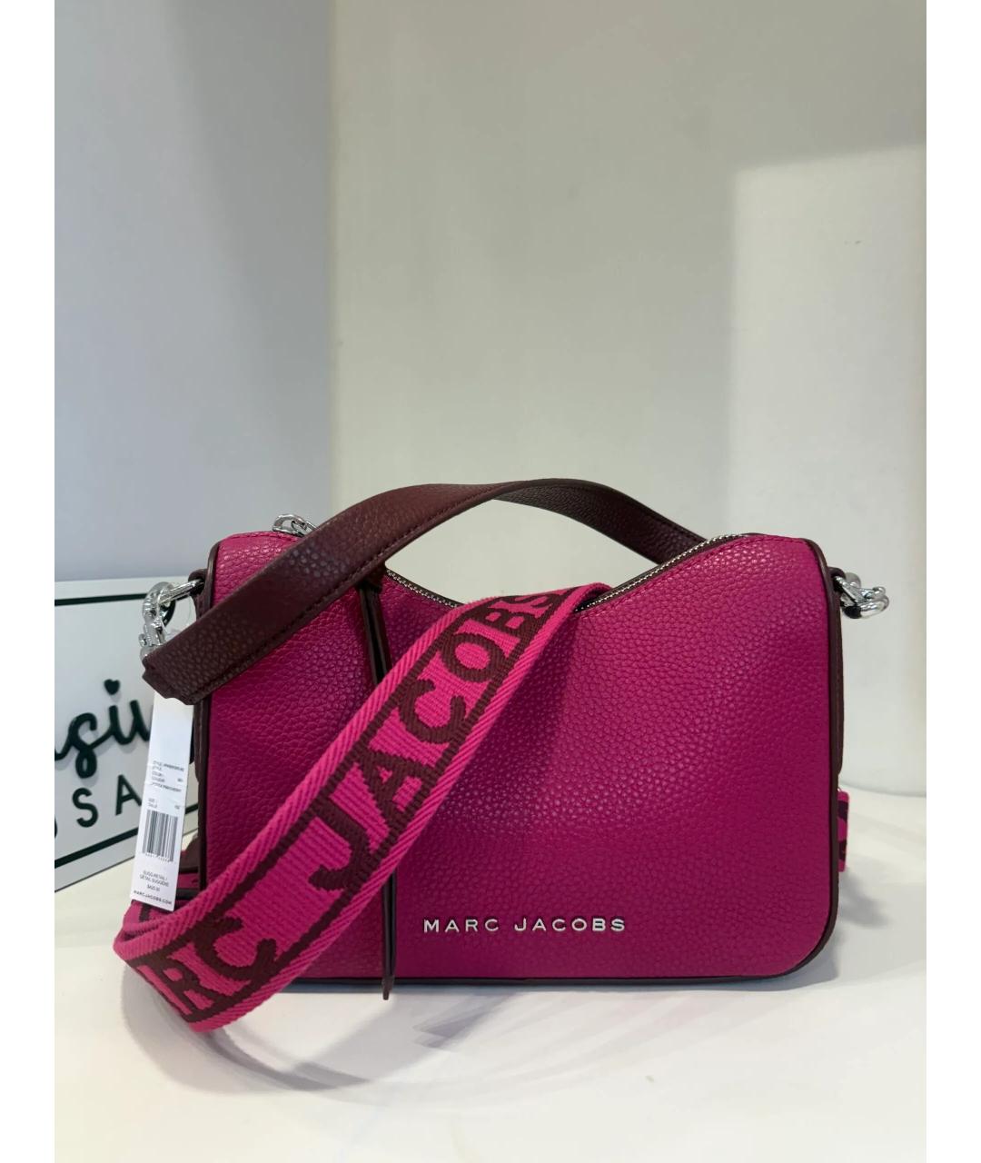 MARC JACOBS Фуксия кожаная сумка через плечо, фото 2