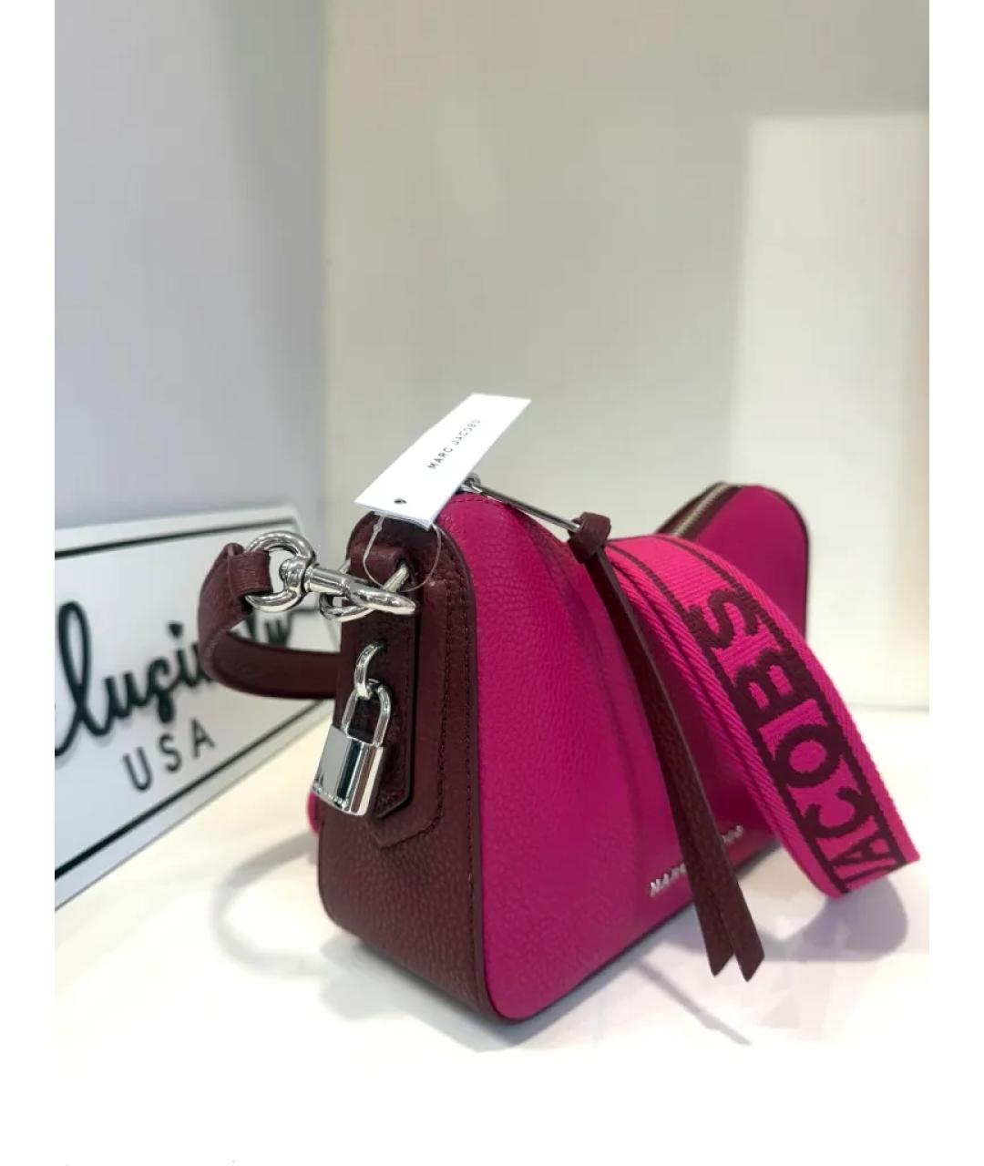MARC JACOBS Фуксия кожаная сумка через плечо, фото 5