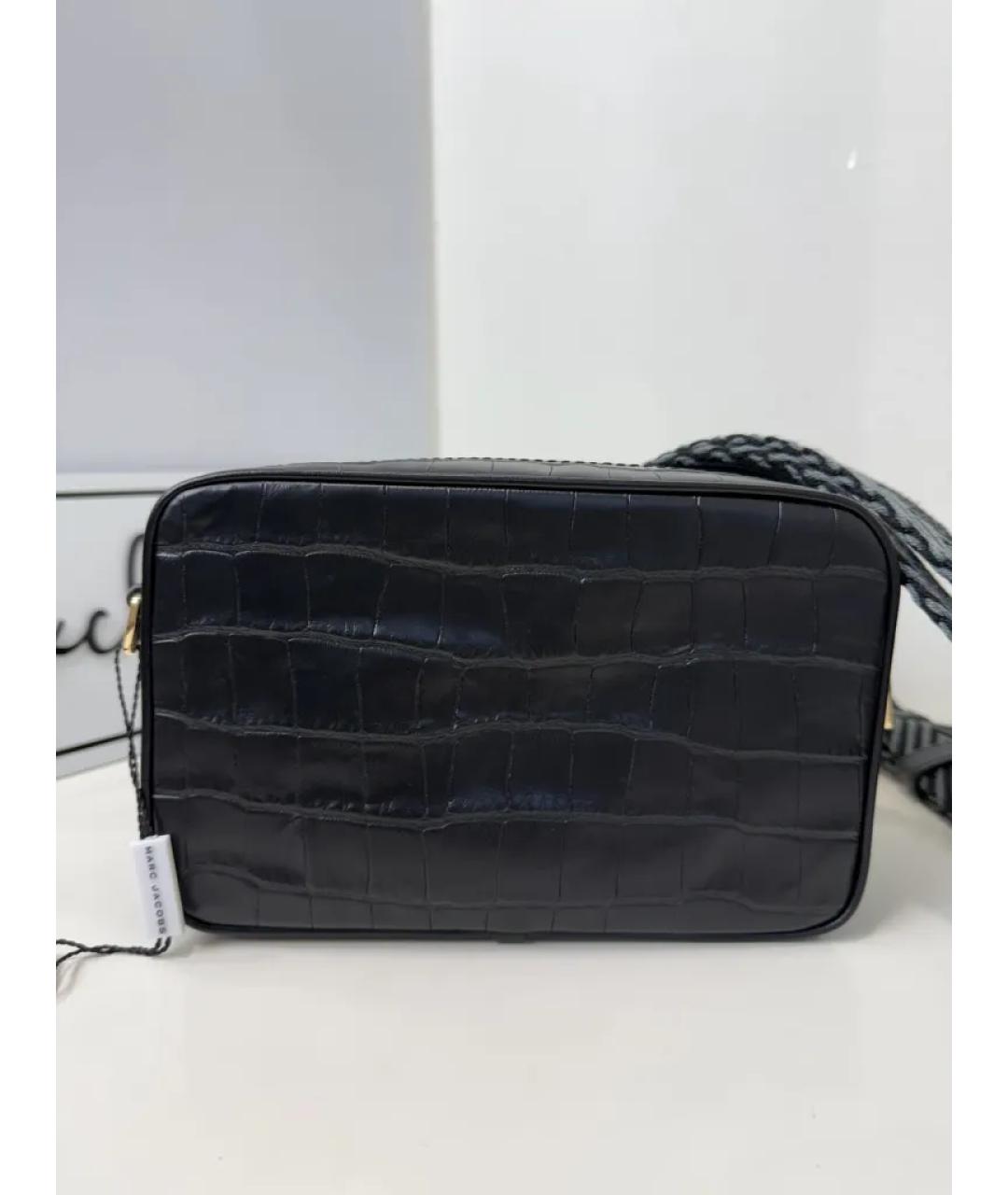 MARC JACOBS Черная кожаная сумка через плечо, фото 6