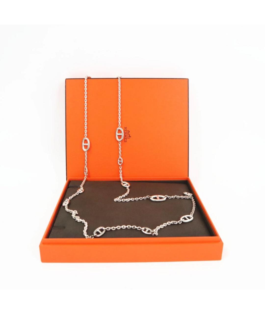 HERMES Серебряная серебряная цепочка, фото 4