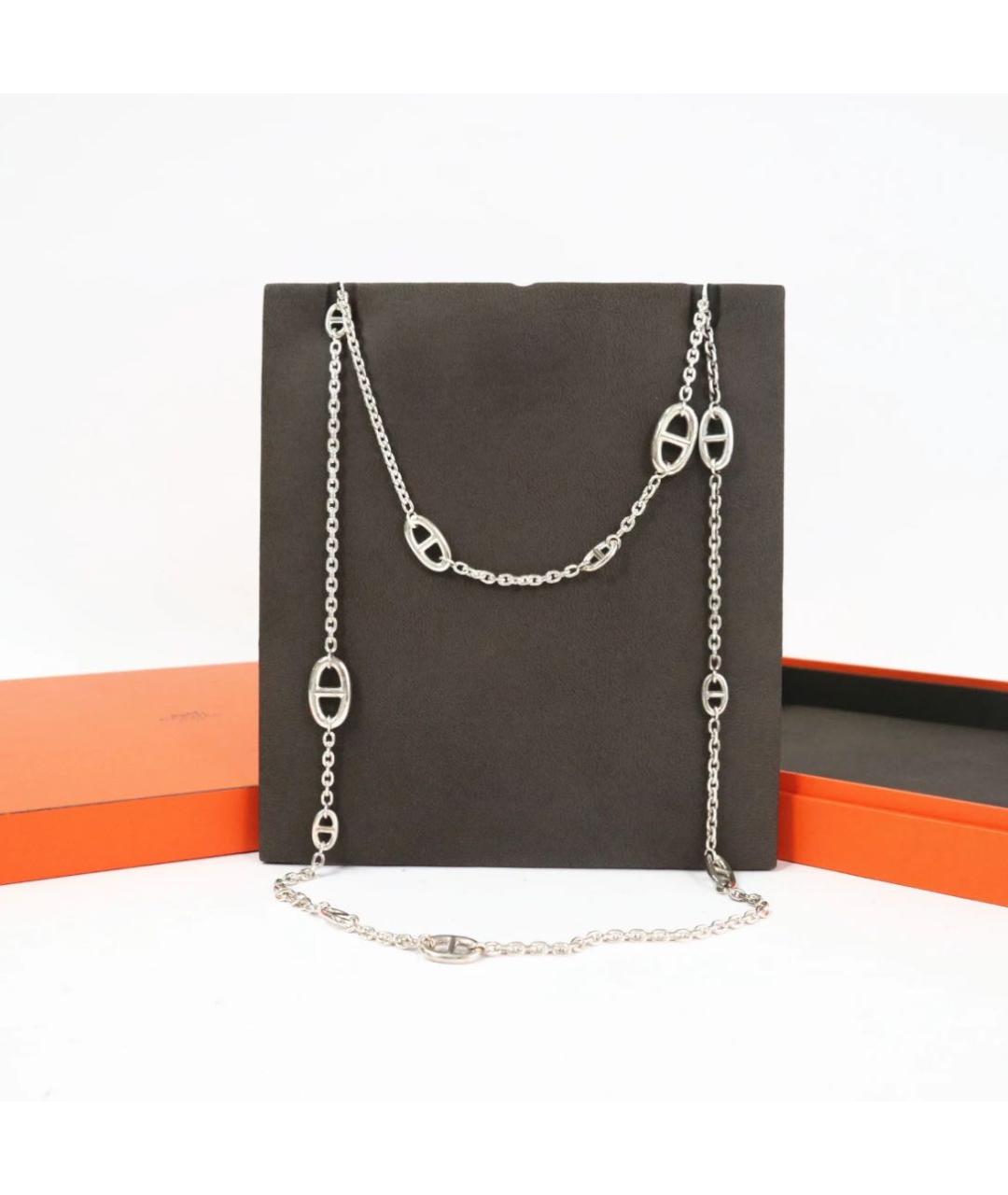 HERMES Серебряная серебряная цепочка, фото 2