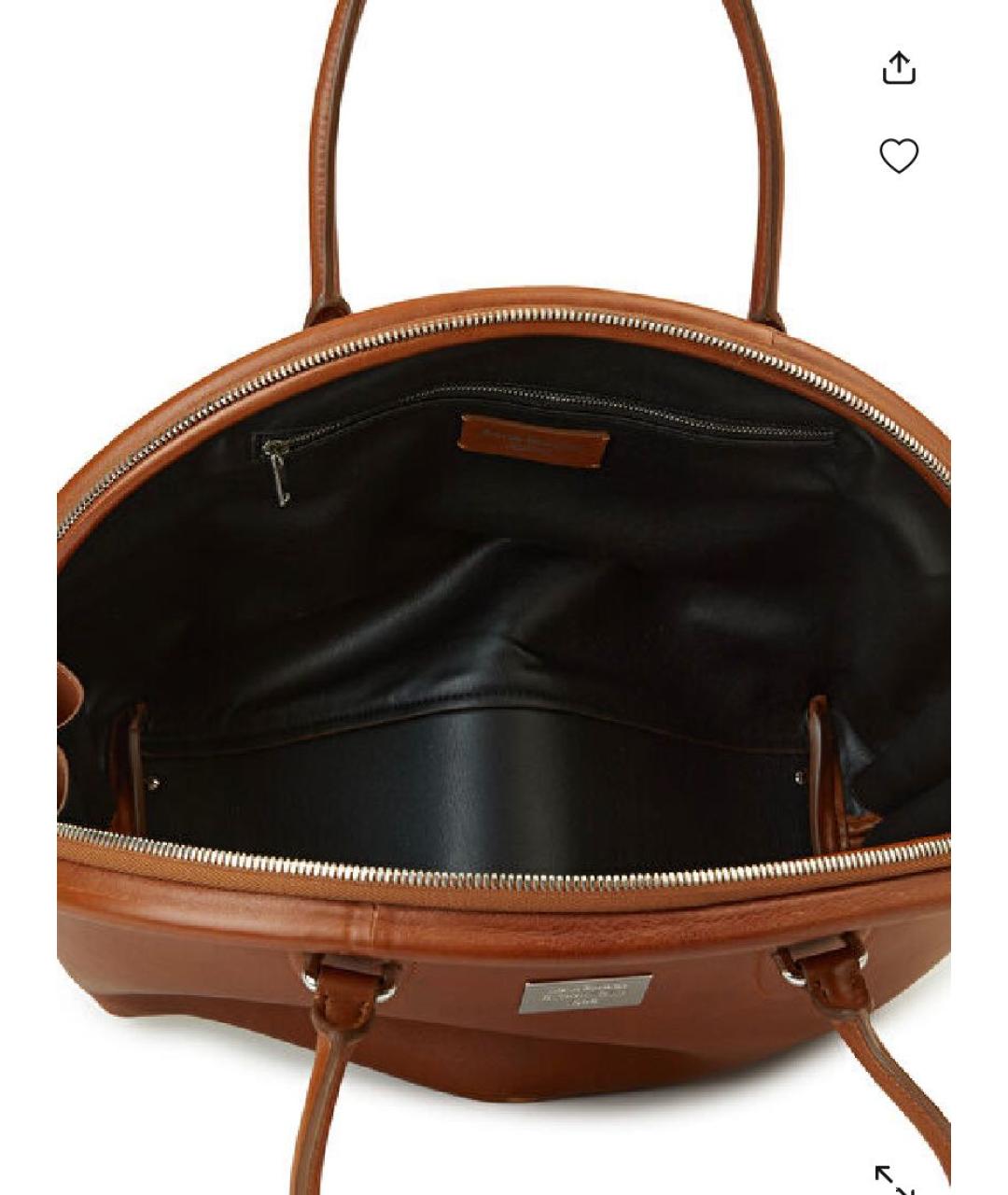 ACNE STUDIOS Кожаная сумка с короткими ручками, фото 4