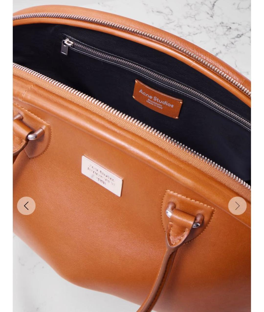 ACNE STUDIOS Кожаная сумка с короткими ручками, фото 3