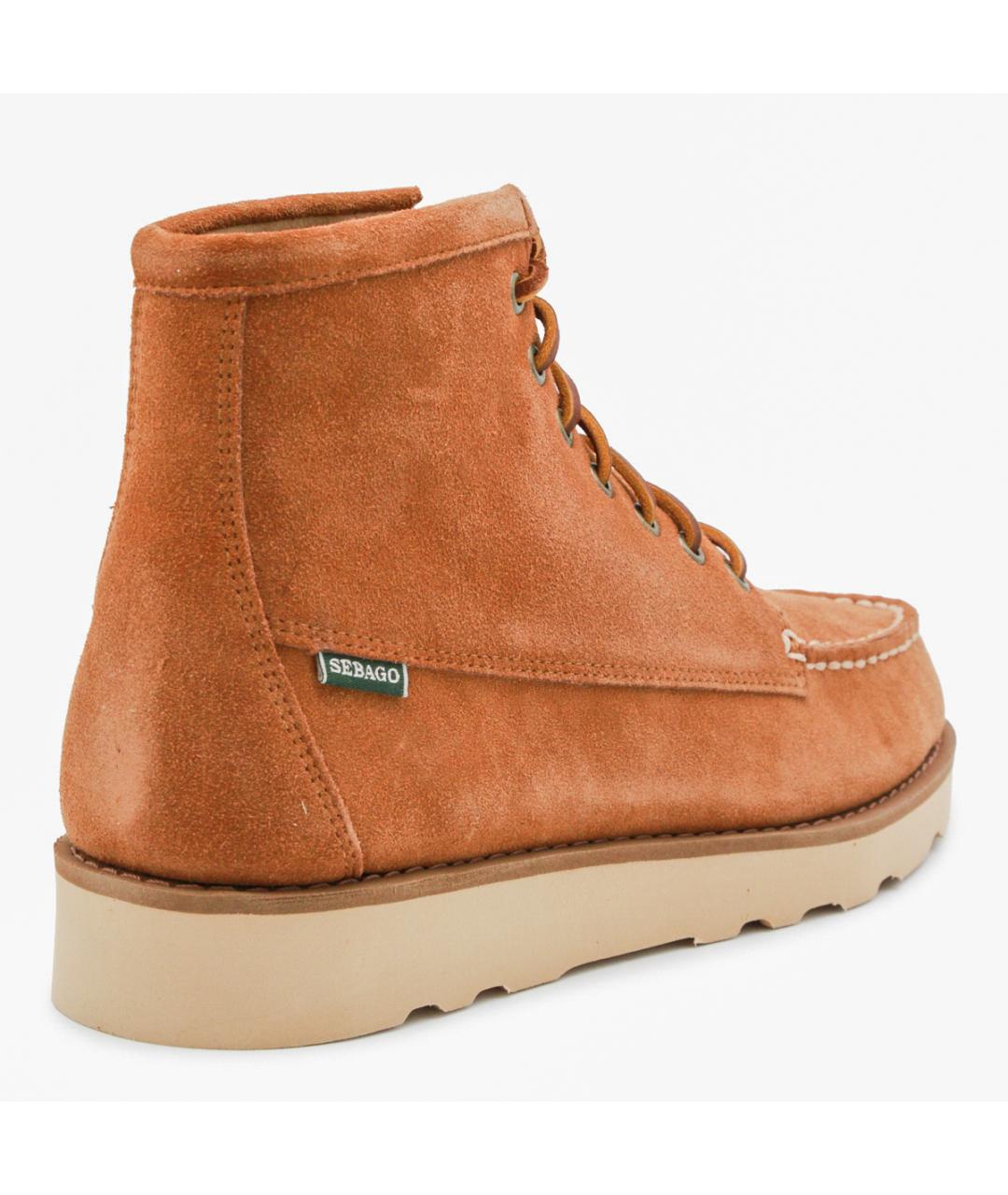 SEBAGO Коричневые замшевые высокие ботинки, фото 3