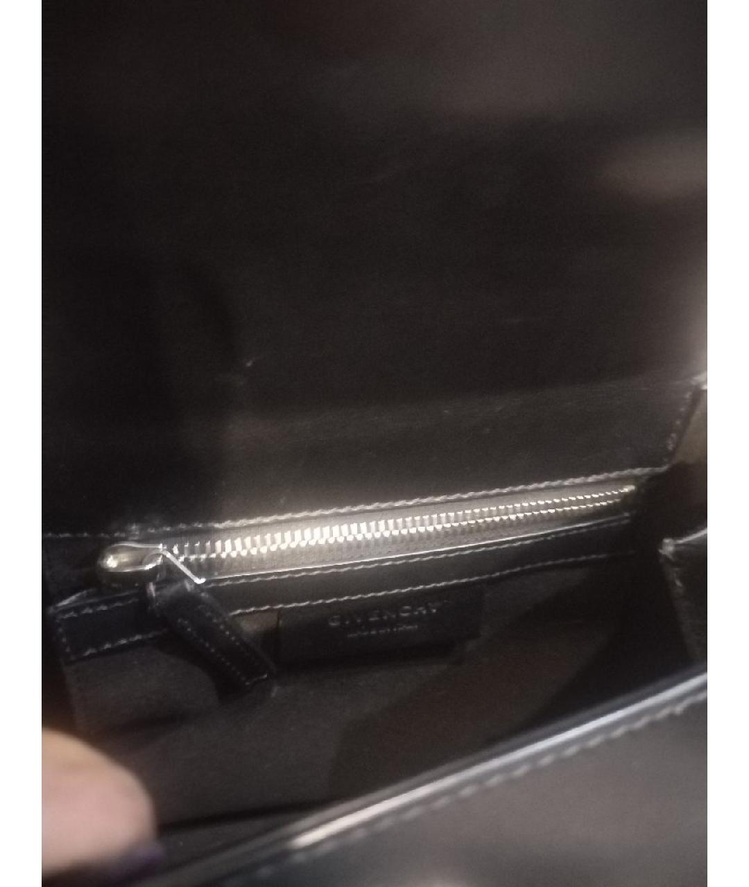 GIVENCHY Черная кожаная сумка через плечо, фото 8