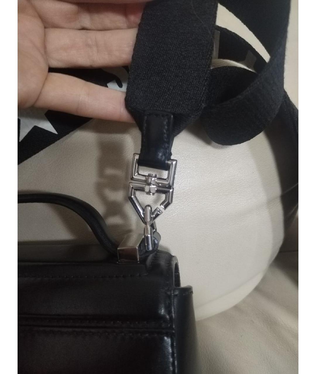 GIVENCHY Черная кожаная сумка через плечо, фото 6