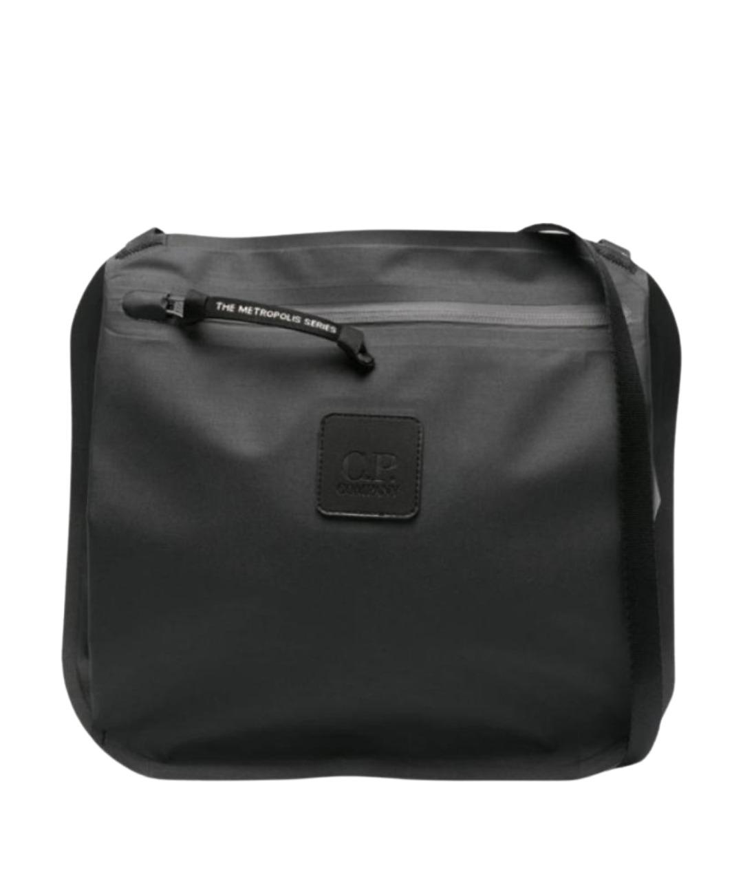 CP COMPANY Черная тканевая поясная сумка, фото 1