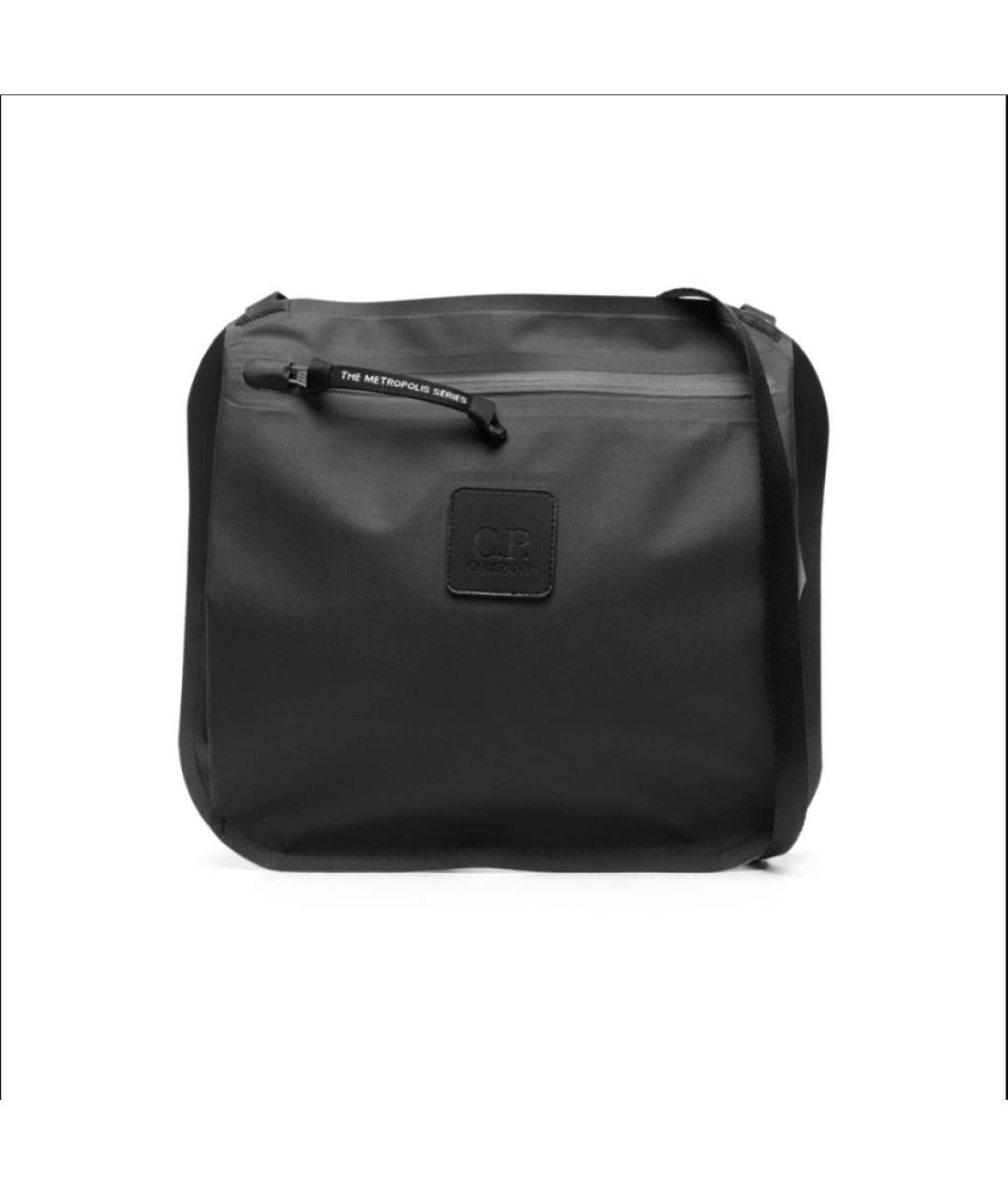 CP COMPANY Черная тканевая поясная сумка, фото 7