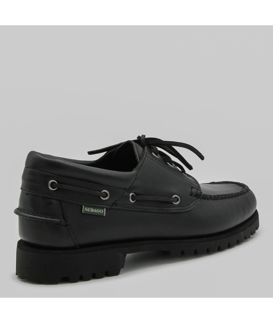 SEBAGO Черные кожаные туфли, фото 3