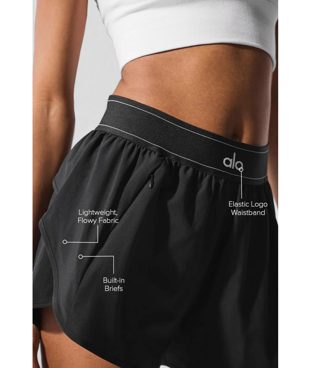 ALO YOGA Черные шорты, фото 6