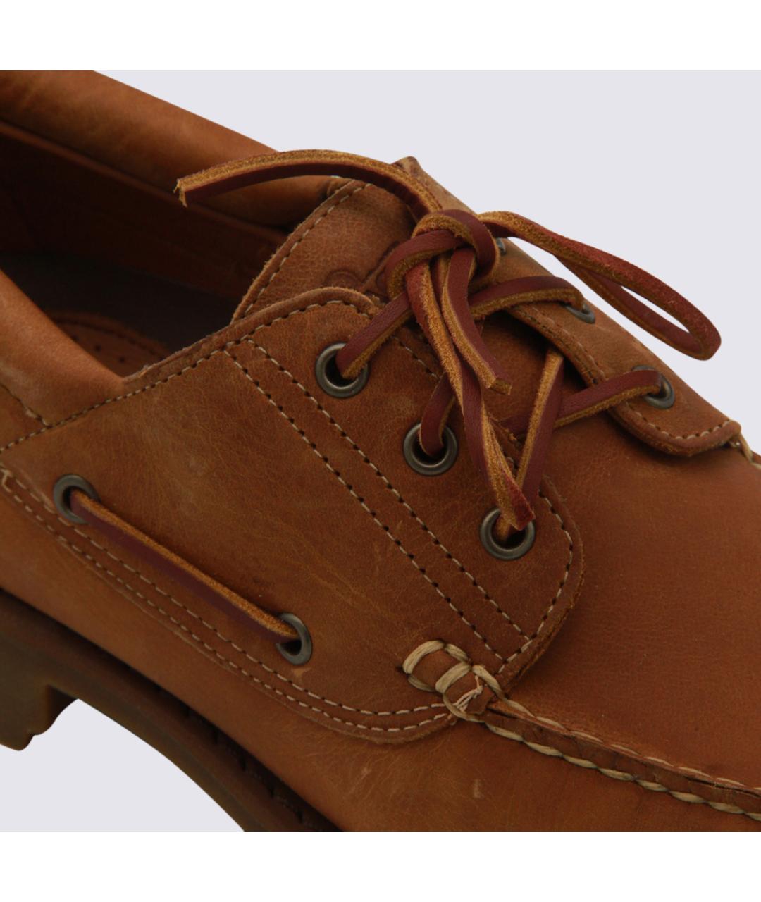 SEBAGO Коричневые кожаные низкие ботинки, фото 4