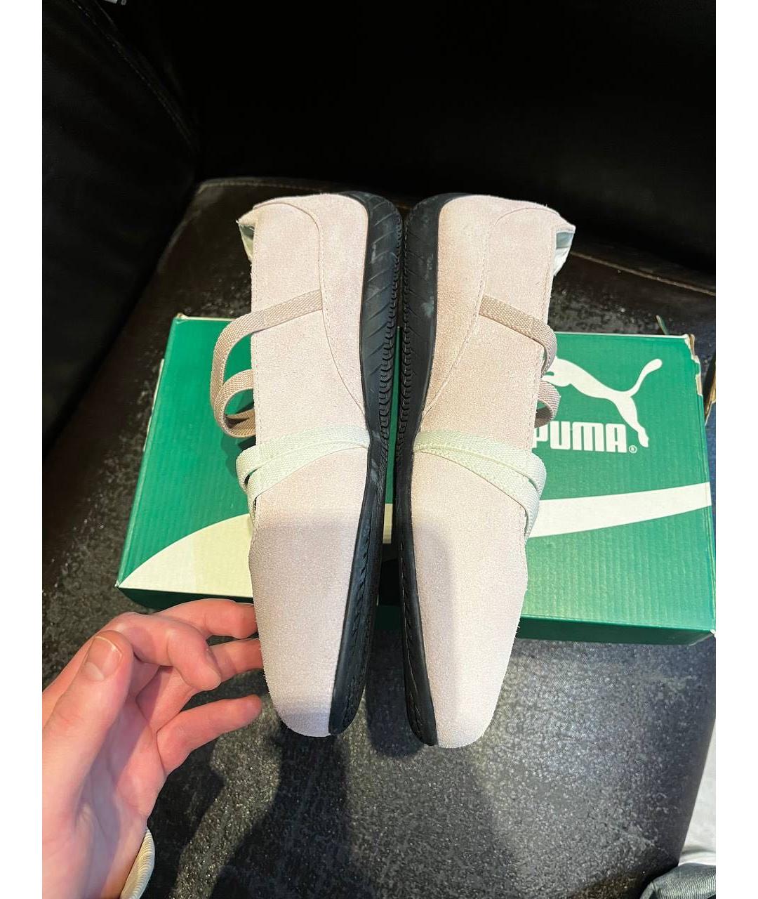 PUMA Розовые замшевые балетки, фото 4