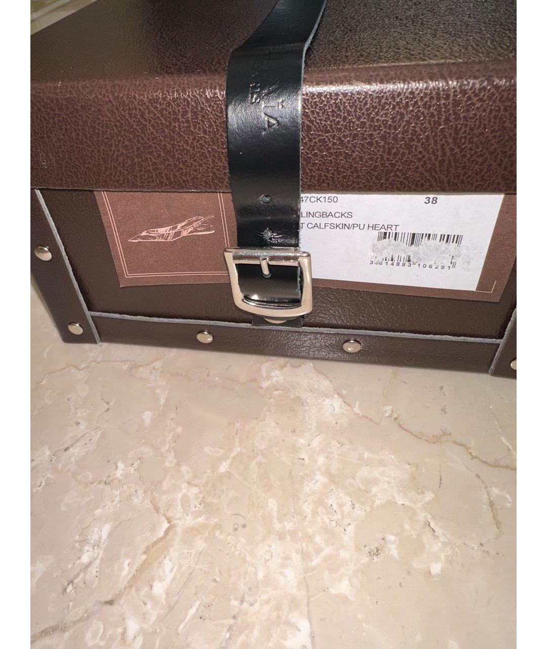 ALAIA Черные балетки из лакированной кожи, фото 7