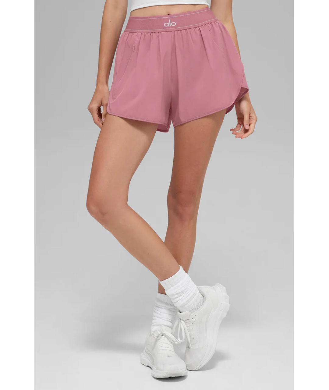 ALO YOGA Розовые шорты, фото 2