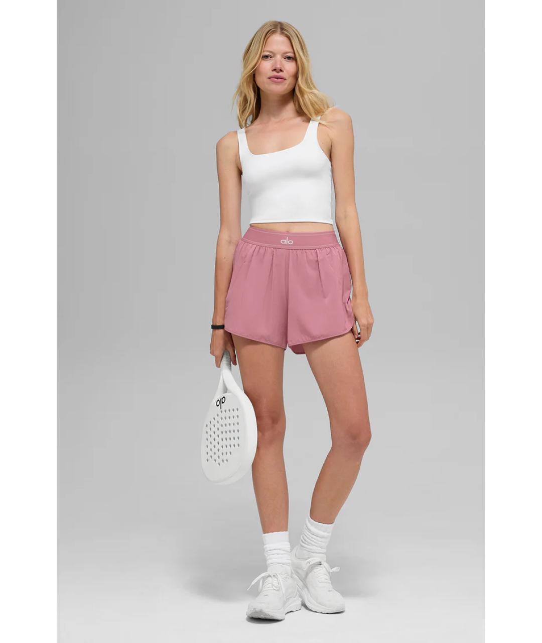 ALO YOGA Розовые шорты, фото 3