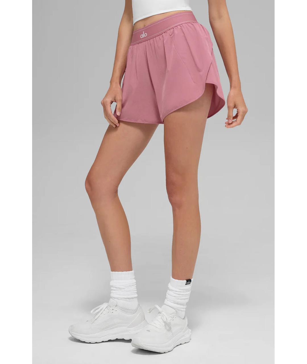 ALO YOGA Розовые шорты, фото 4
