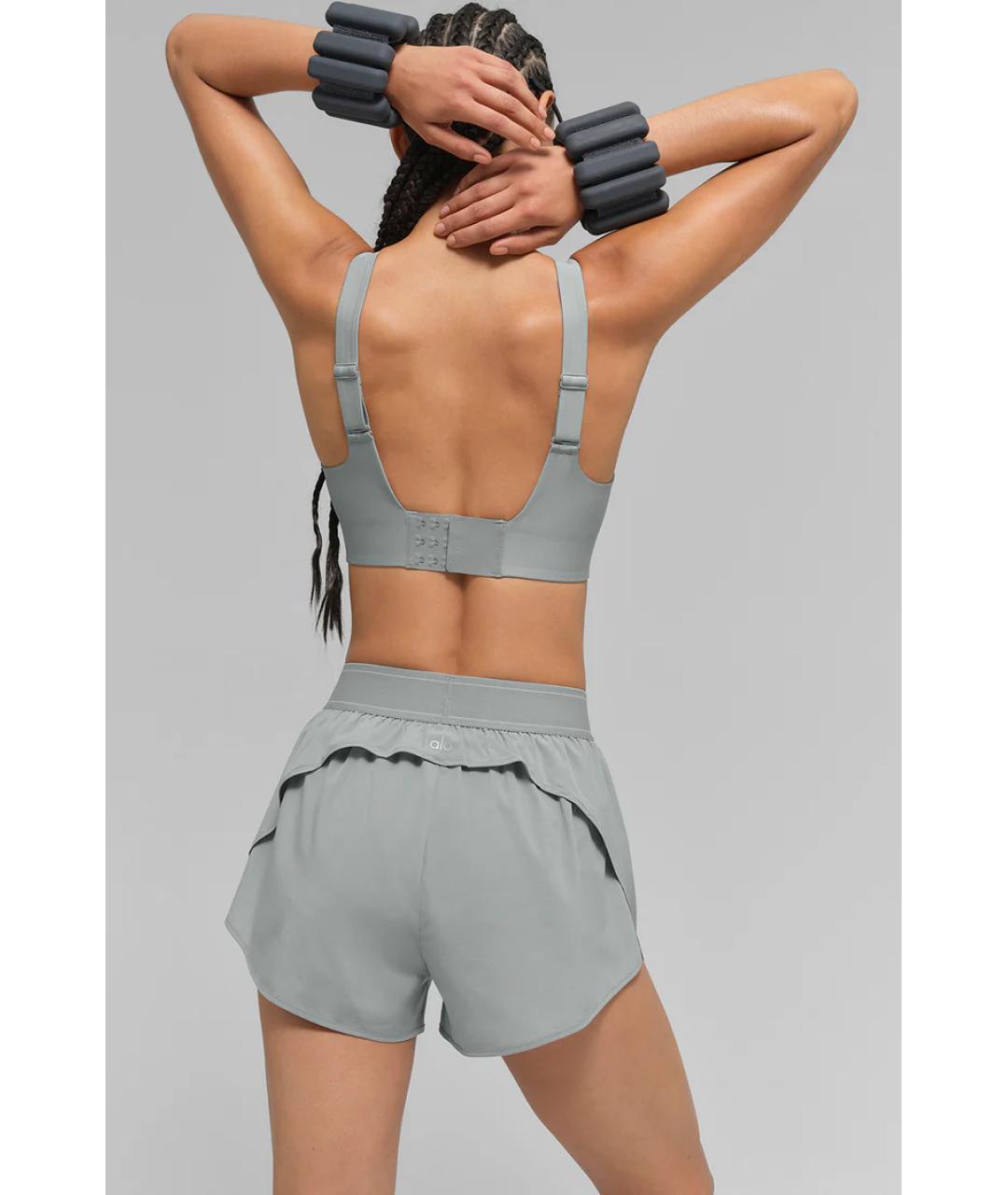 ALO YOGA Серые шорты, фото 3