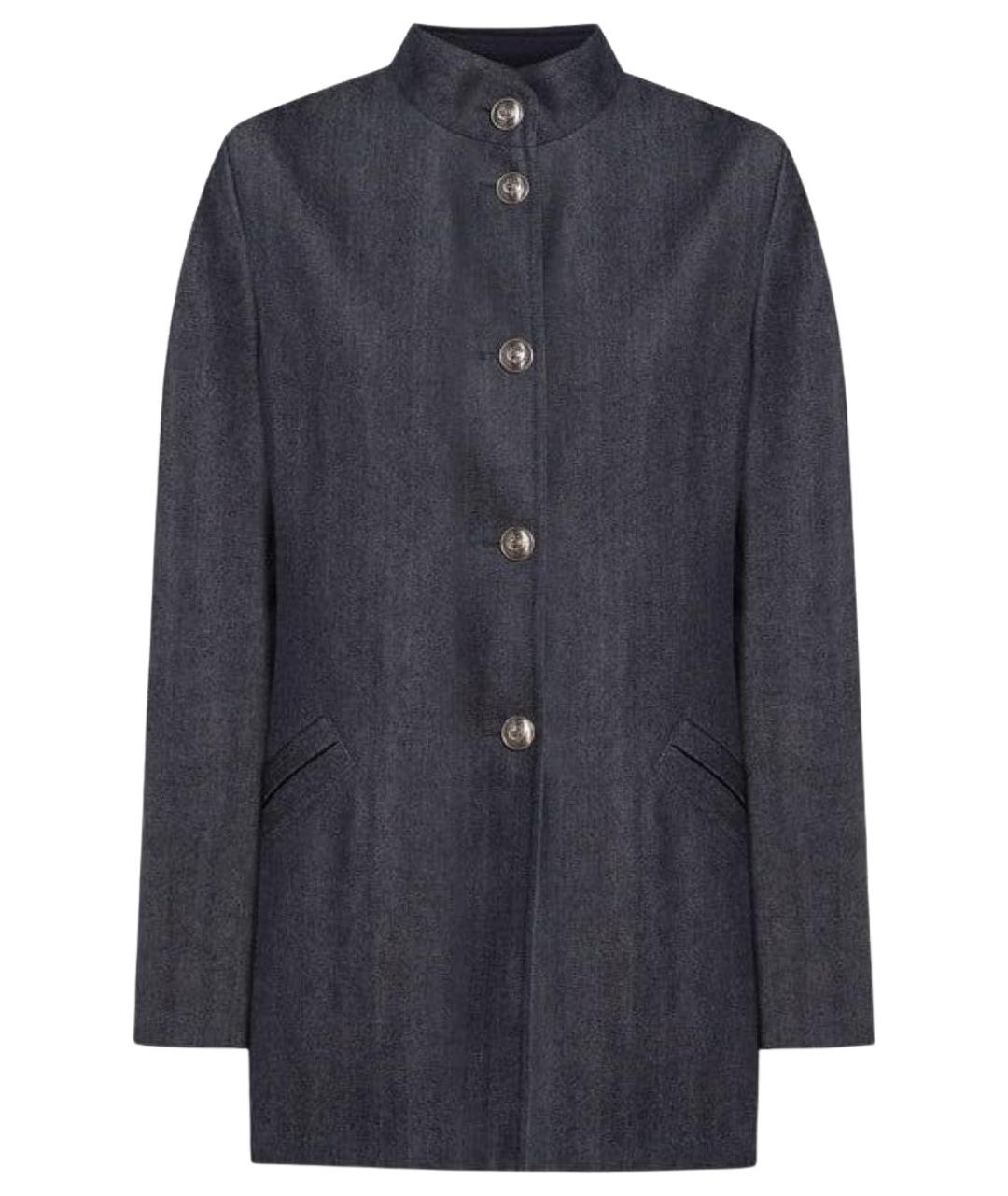 LORO PIANA Темно-синий деним жакет/пиджак, фото 1