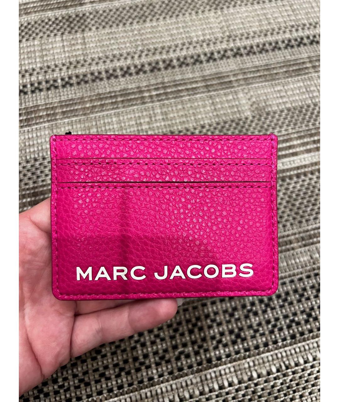 MARC JACOBS Фуксия кожаный кардхолдер, фото 6