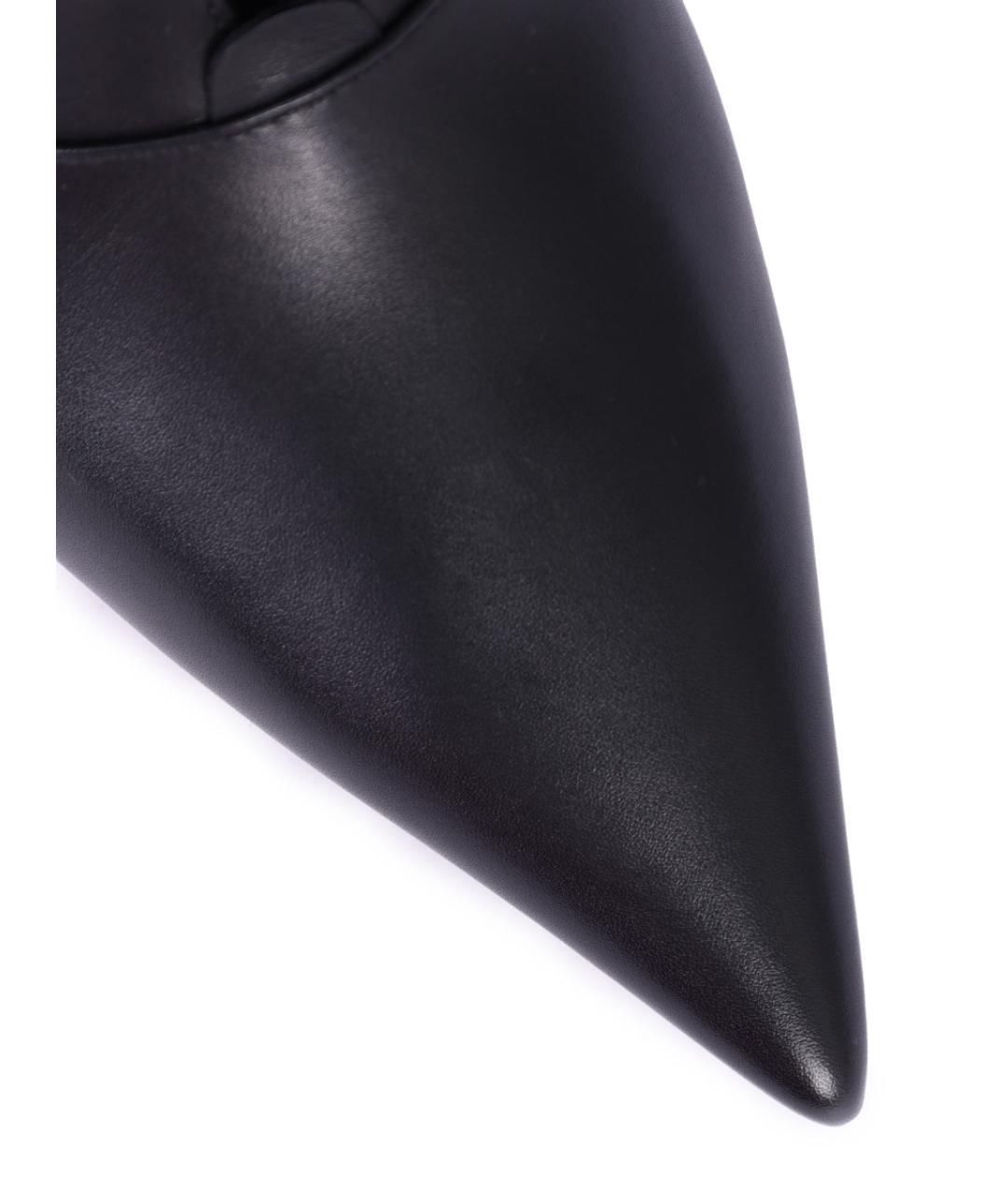 GIANVITO ROSSI Черные кожаные ботильоны, фото 5