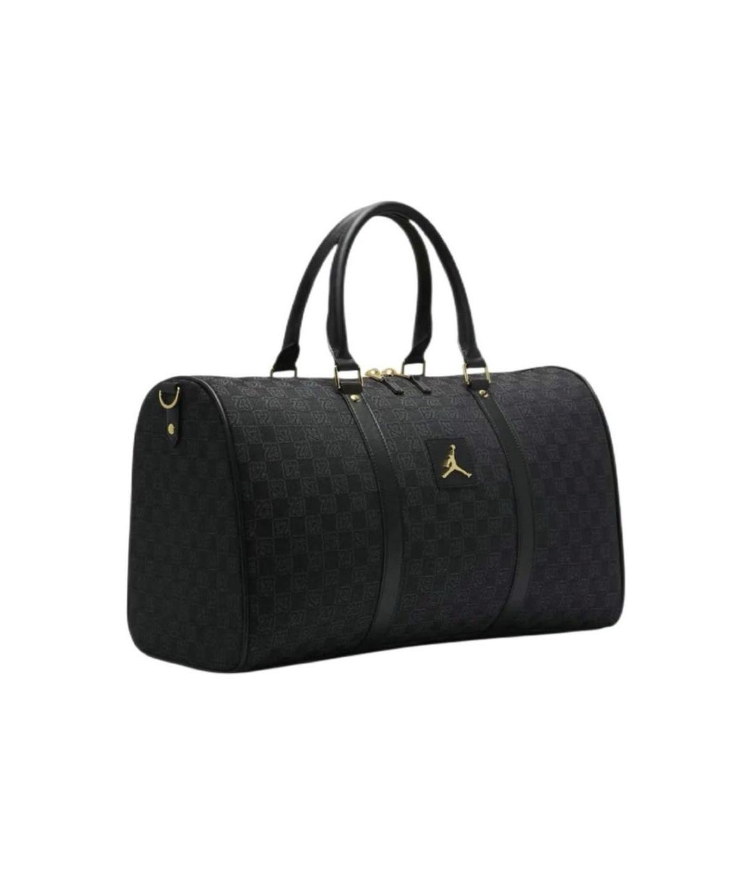 JORDAN Черная тканевая дорожная/спортивная сумка, фото 2