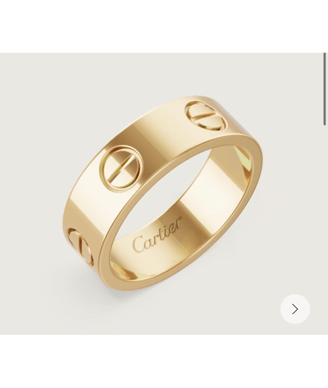 CARTIER Золотое кольцо из желтого золота, фото 7