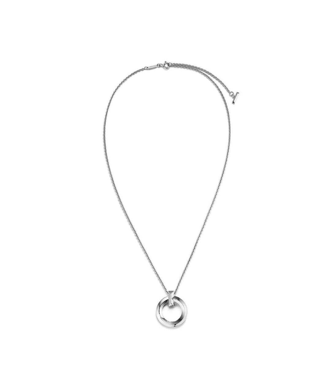 TIFFANY&CO Серебряная подвеска из белого золота, фото 2
