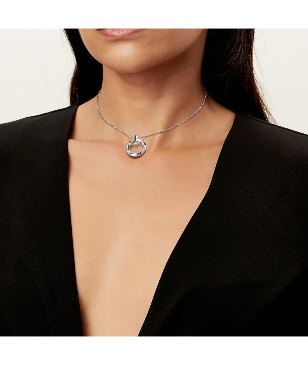 TIFFANY&CO Серебряная подвеска из белого золота, фото 4