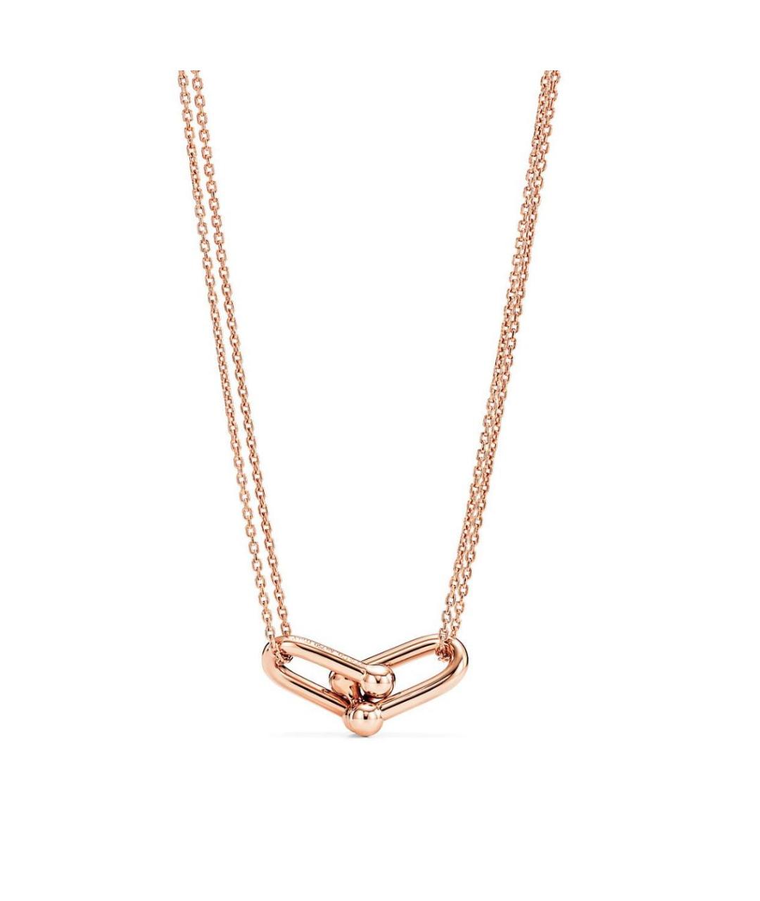 TIFFANY&CO Бежевая подвеска из розового золота, фото 2