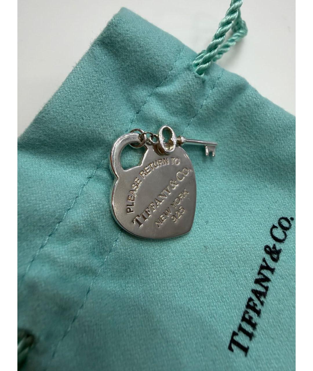 TIFFANY&CO Серебрянный серебряный кулон, фото 7