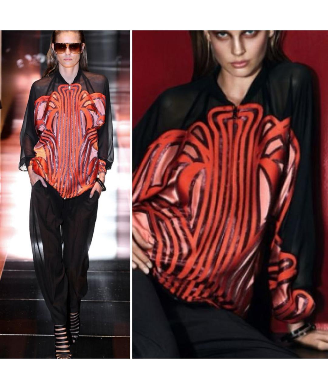 GUCCI Мульти шелковая куртка, фото 8