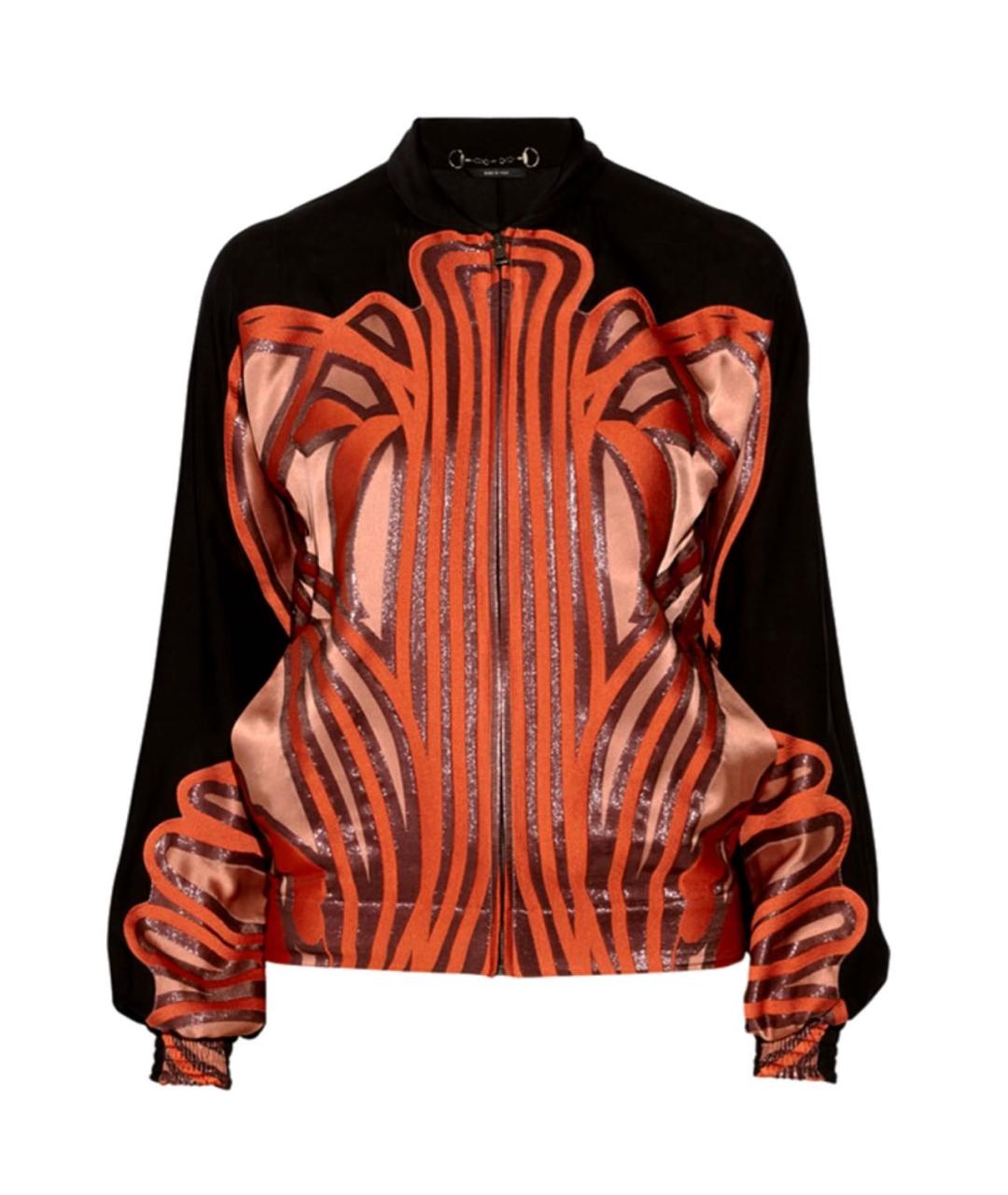 GUCCI Мульти шелковая куртка, фото 1