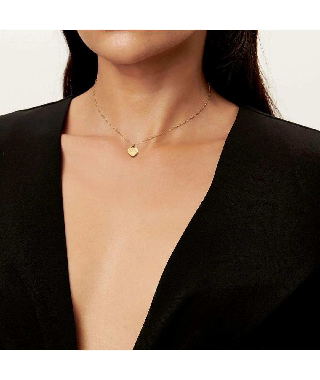 TIFFANY&CO Желтая подвеска из желтого золота, фото 4